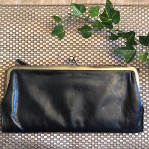 Latico black leather wallet